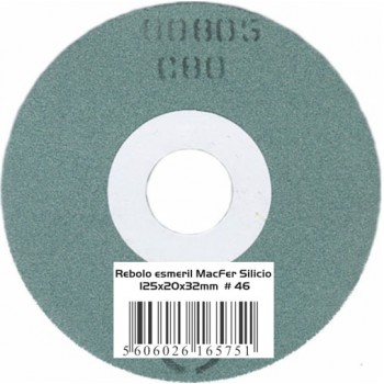Rebolo Esmeril Silício 150x20x32mm C80 165.0079